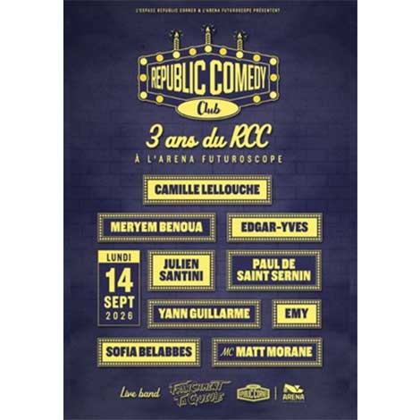 Republic Comedy Club 14 septembre